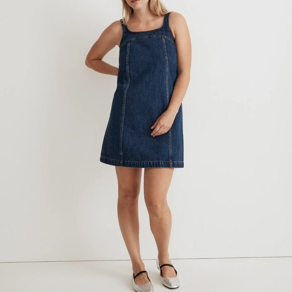 Madewell Dresses & Skirts - Madewell Denim A-Line Sleeveless Mini Dress in Ladera Wash - NWT